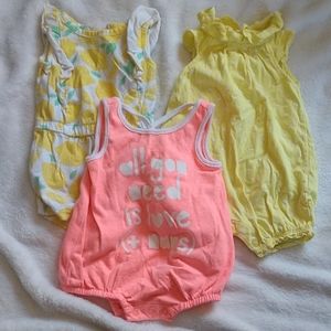 Infant girl summer outfit